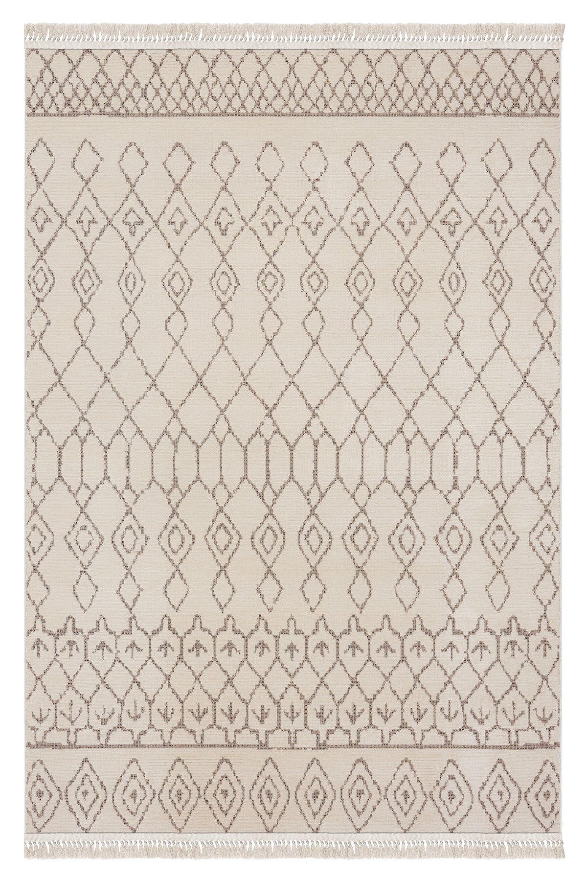 Buhalı Garden Soft 02 Krem Salon Oturma Odası Yatak Odası Koridor Makine Halısı