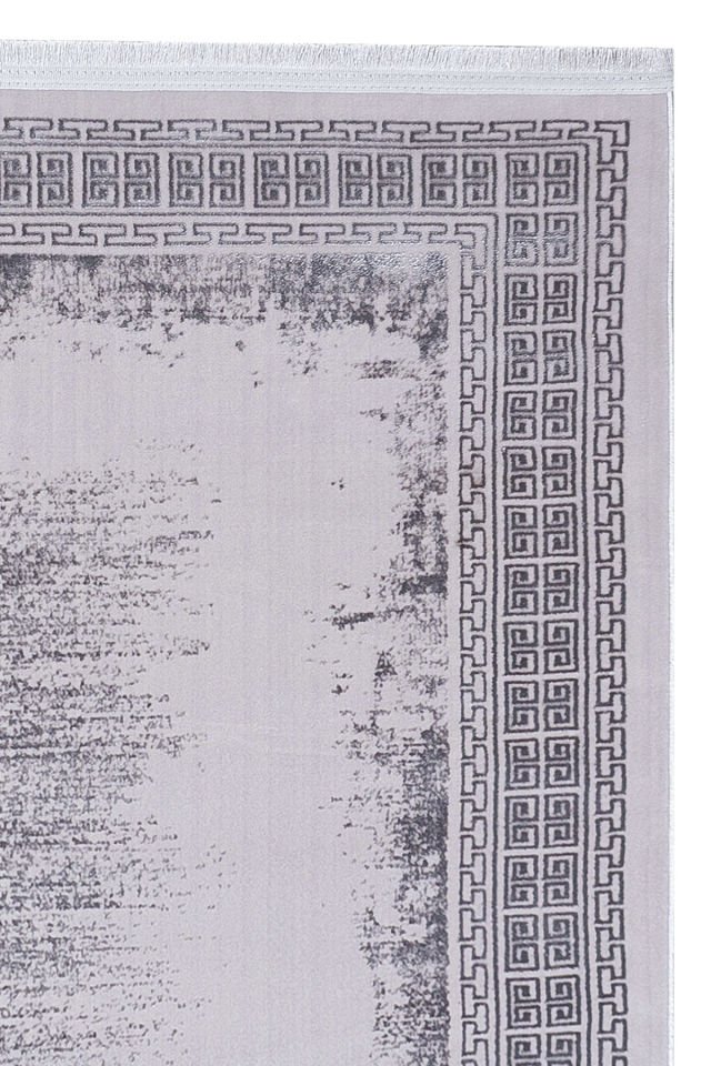 Buhalı Çizgi 514 Gri Salon Oturma Odası Yatak Odası Koridor Makine Halısı