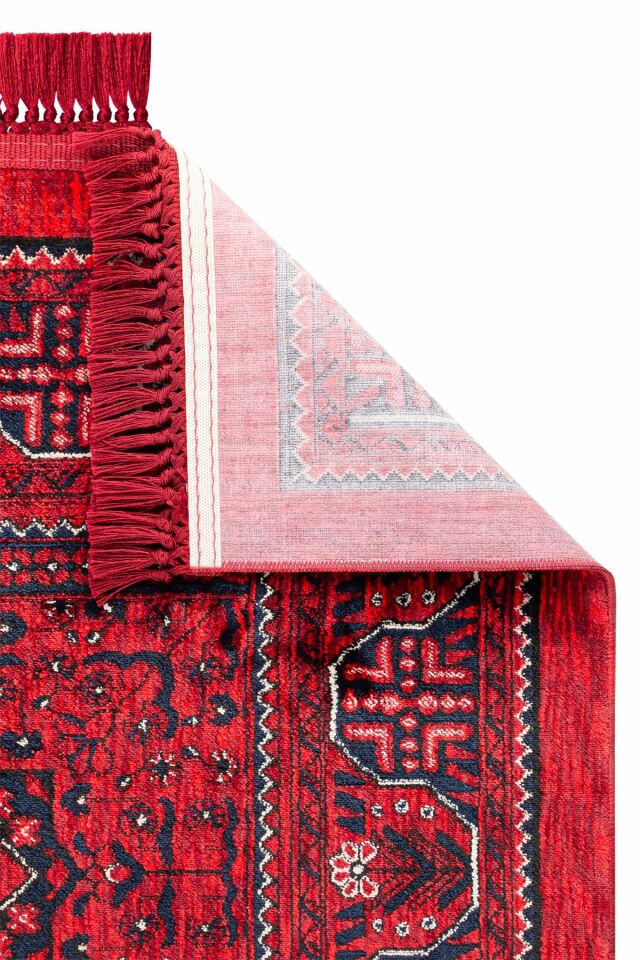 Afgan 601 Dekoratif Kaymaz Tabanlı Halı