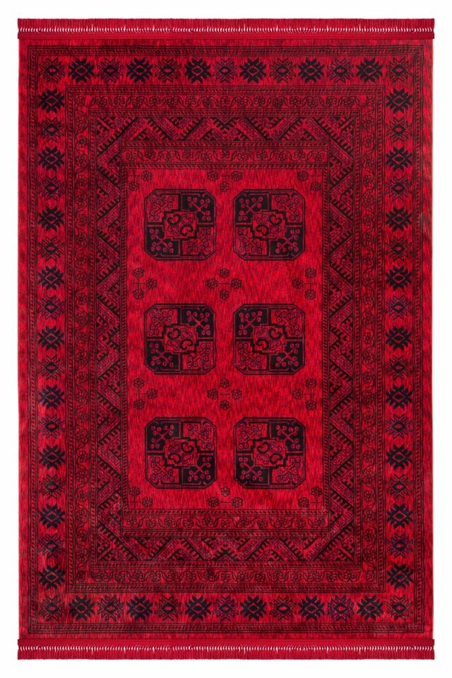Afgan 602 Dekoratif Kaymaz Tabanlı Halı