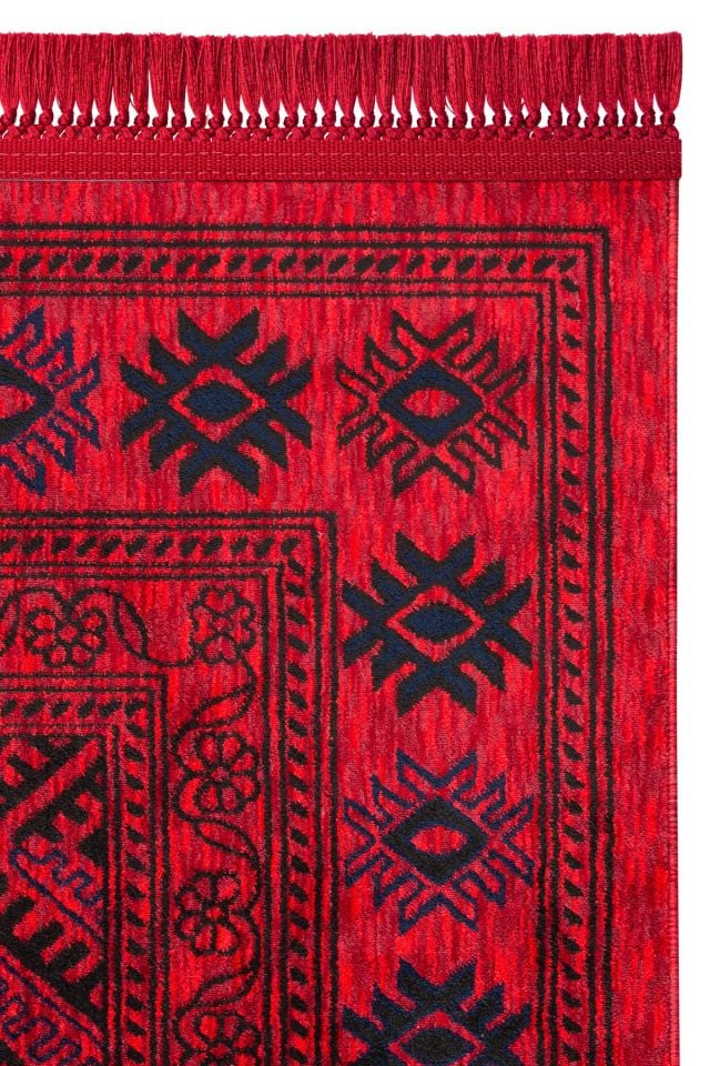 Afgan 602 Dekoratif Kaymaz Tabanlı Halı